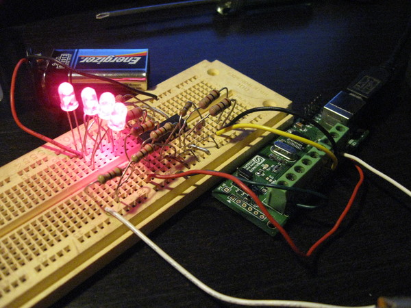 GPIO test circuit